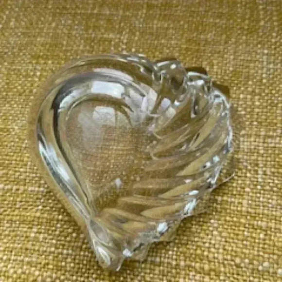 Gorham Leaded Crystal Heart Shaped Trinket‎ Jewelry Vanity Box - Picture 4 of 8